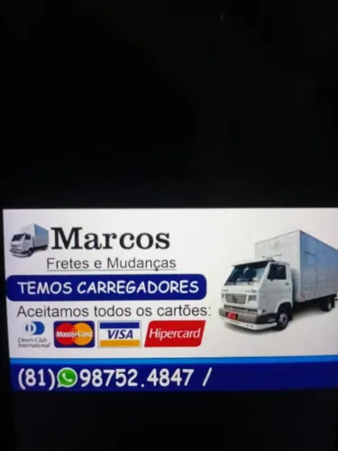 Caminhão baú p Mudança 
