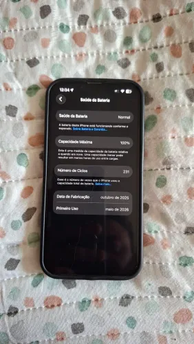 iPhone 16e 128gb 100% saúde de bateria