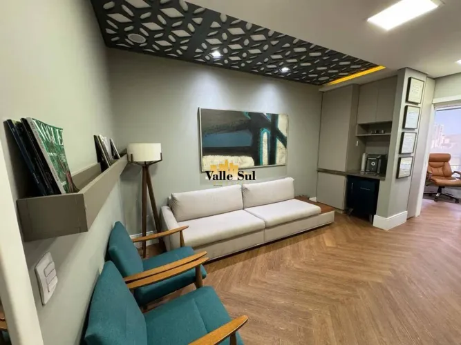 Sala Mobiliada Pronta para locação, Ed. Navarro Building, São José do Rio Preto, SP
