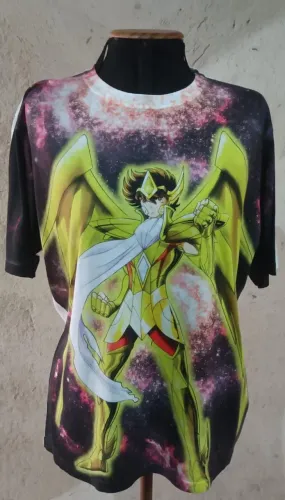 Camiseta Cavalheiros do Zodíaco toda estampada na frente !!
