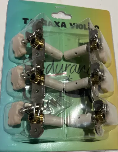 Tarraxa pra violão Prata e Dourada