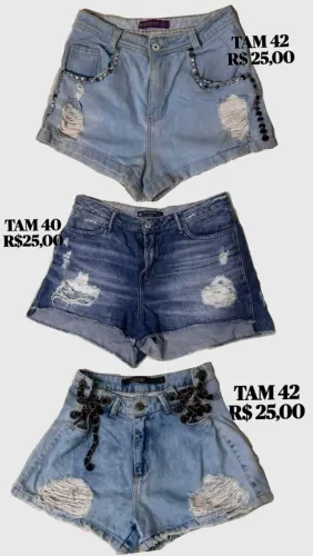 Short jeans Tamanho 40