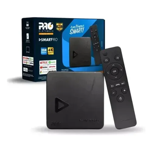 SMART BOX TV PROELETRONIC PROSB-3000 3ª GERAÇÃO PRETO
