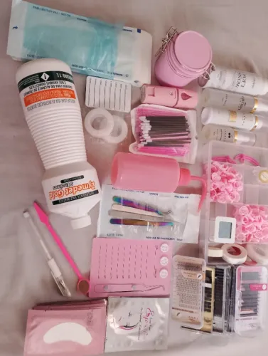Kit Materiais para Extensão de Cílios 