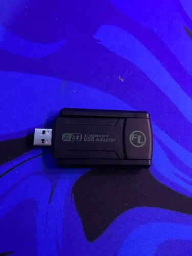 ADAPTADOR WIRELESS WIFI 2.4G e 5G 1300MBPS USB