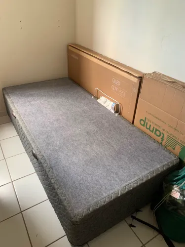 Cama Box Baú Solteiro 0,90 x 1,90m
