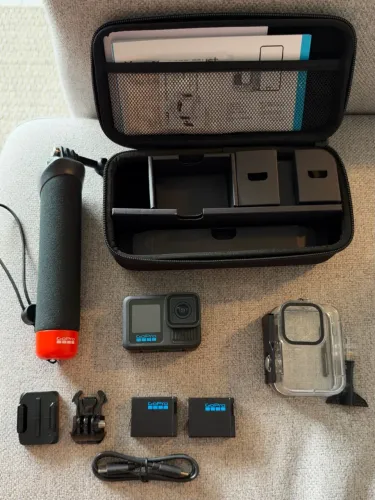 GoPro HERO13 Black + Kit Completo + Apenas 2 Meses de Uso Praticamente Nova