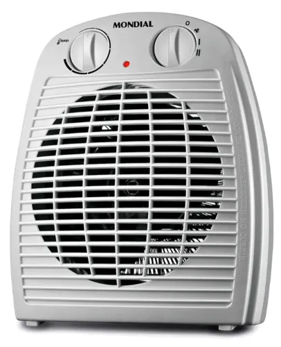 (NOVO) Aquecedor de Ar Mondial 1500W, 3 em 1