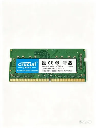 MEMÓRIA RAM crucial 16GB DDR3 3200MHz SODIMM CL22 1.2V para notebook