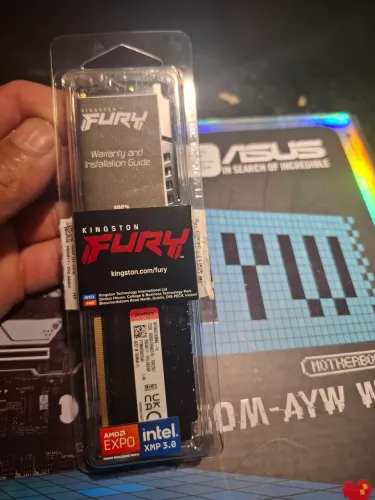 memória ram ddr5 16gb 6000mhz cl30 kingston