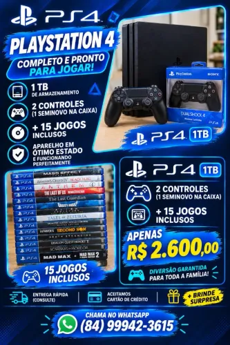 Vendo Playstation 4 completo 