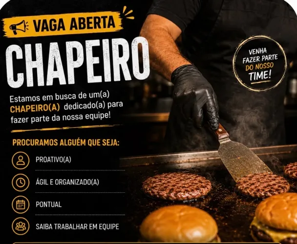 Vaga para chapeiro