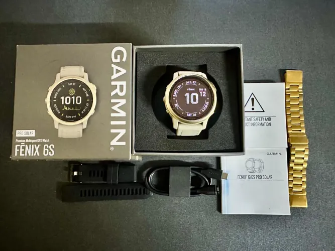 Relógio Garmin Fenix pro solar