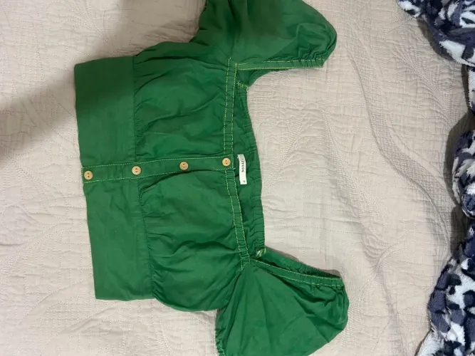 Blusa Verde Dress To Manga Curta - Tam. P
