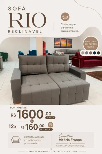 Rio reclinável na promoção por tempo limitado