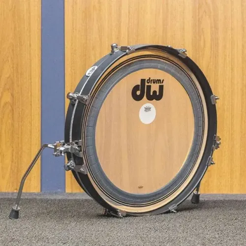 Bumbo DW Design Series 20" Maple Pancake Bass Drum Satin Black Seminovo