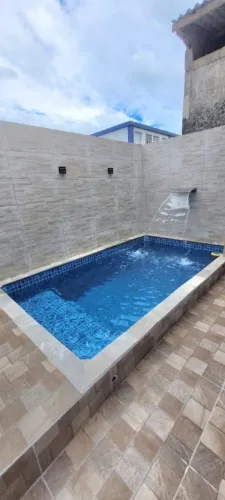 Casa para Venda em Mongaguá, Balneário Jussara, 2 dormitórios, 1 suíte, 1 banheiro, 2 vaga