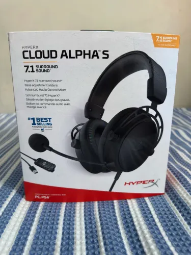 Headset hyper X cloud alpha S black