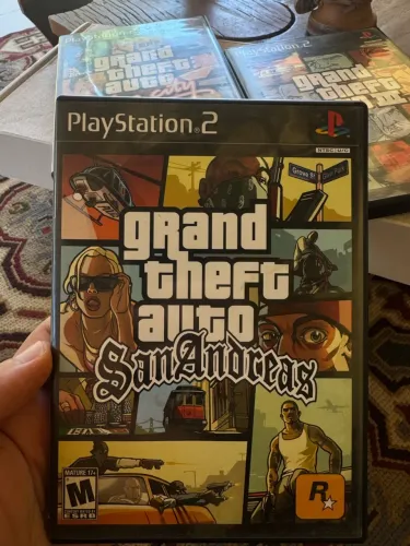 GTA San Andreas Original - PS2 + Poster + Manual
