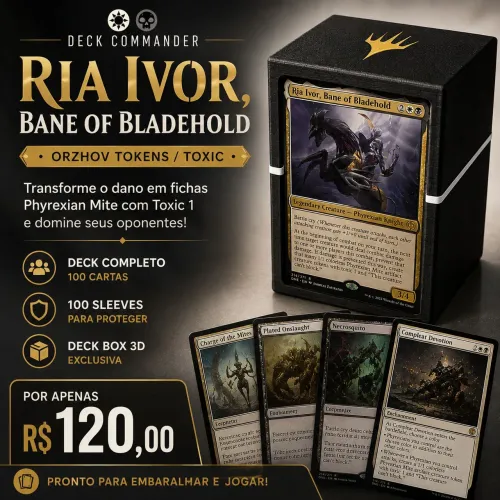 Deck Commander p/ Iniciantes- Ria Ivor, Bane of Bladehold - Magic The Gathering