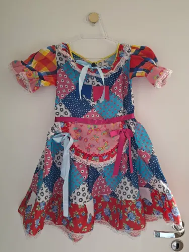 Vestido festa junina tamanho M