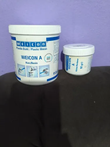 Resina Epóxi Weicon A 1kg (Plástico-Aço) - Solda Fria Industrial (Estilo Belzona)