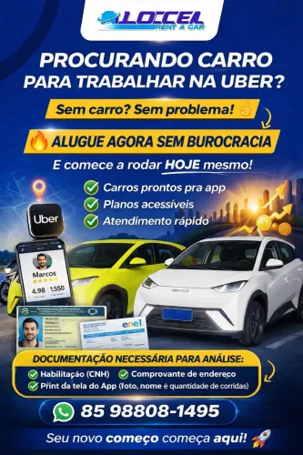 Aluguel de veículos para aplicativos