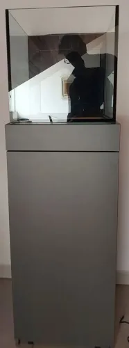 Aquário Cubo 40cm 64 litros + Móvel Planejado + Filtro Seachem Tidal + Termostato