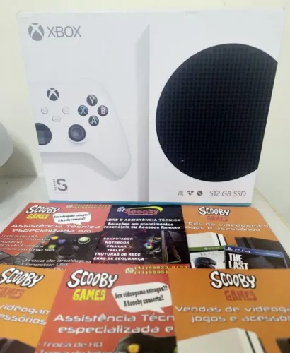 XBOX SÉRIES S NOVO LACRADO, GARANTIA 1 ANO, LOJA