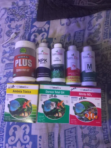 Fertilizantes e suplemento mineral para aquario