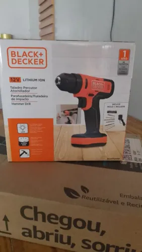 PARAFUSADEIRA BLAC DECKER COM IMPACTO