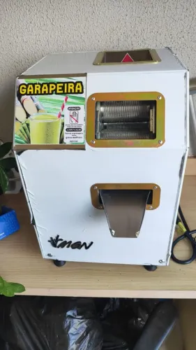 Engenho De Cana Garapeira Elétrico 3 Moendas Motor 1,5 Cv