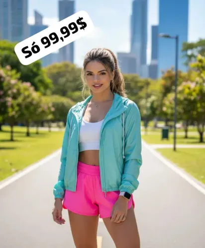 Corta vento feminina promoção