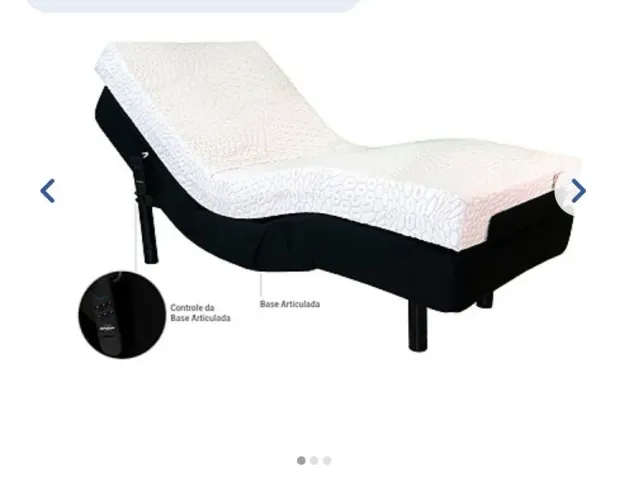 Cama de casal articulada Ortobon com colchão