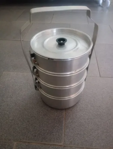 Jogo de marmitas alumínio antiga