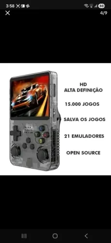 Console portátil R36S novo vendendo barado pra sair logo