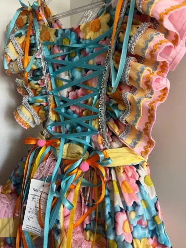 Vestido de quadrilha infantil