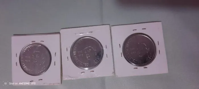 Moedas trio do axe
