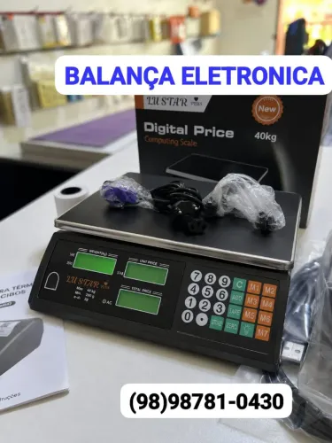 Balança Digital 40kg LACRADA 3 MESES GARANTIA