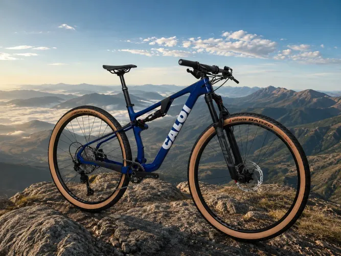 Caloi Elite Carbon FS 2025 | Carbono | Full Suspension | Impecável
