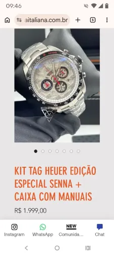 Relogio Senna