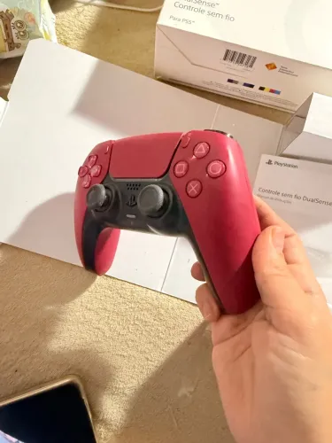 Controle de ps5 vermelho