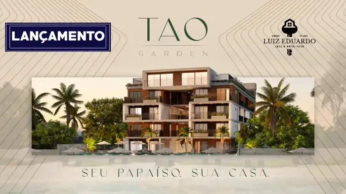 TAMANDARÉ - Flat 31 m² PÉ NA AREIA NO MENOR M² DA REGIÃO.