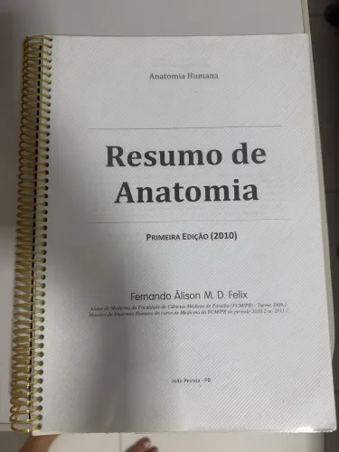 resumo de anatomia