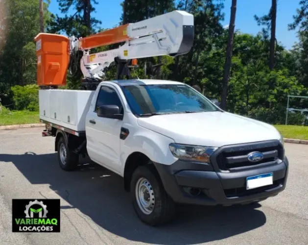 Locação Caminhonete Cesto Aéreo Isolado Sky NR12- 10mts - Linha Viva