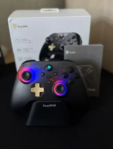Controle EasySMX D05 Tri-Mode Hall Effect RGB (Fazemos entregas!)