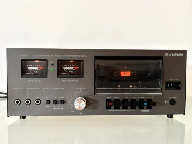 Tape deck Gradiente S125 raro estado