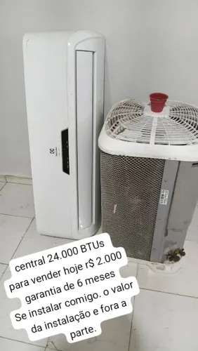 central de ar de 24.000 BTUs