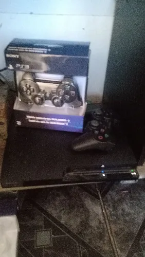 PS3 slim destravado com jogos