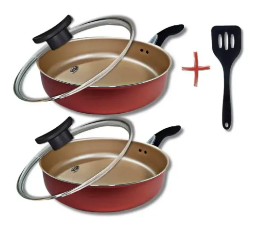 Kit de frigideiras antiaderentes